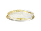 【東洋佐々木ガラス/TOYO-SASAKI GLASS / GOODS】のGlass Plate / グラッセ リバーシブルプレート 直径24cm クリア(金箔付)|ID: prp329100004947785 ipo3291000000037130303