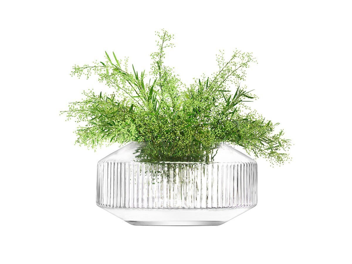 【エルエスエー インターナショナル/LSA international / GOODS】のROTUNDA WIDE VASE / ロタンダ ワイド ベース インテリア・キッズ・メンズ・レディースファッション・服の通販 founy(ファニー) 　送料無料　Free Shipping　テクスチャー　Texture, Textured Fabric　フラワー　Flower, Floral　モチーフ　Motif, Design Theme　ワイド　Wide, Wide Fit　ホーム・キャンプ・アウトドア・お取り寄せ　Home Living / Home & Lifestyle / Camping Gear / Outdoor Camping　家具・インテリア　Home Furniture & Interior. Stylish & Functional Living Spaces　その他 インテリア雑貨、家具　Home Decor & Furniture Extras　クリア|ID: prp329100004947966 ipo3291000000037131252