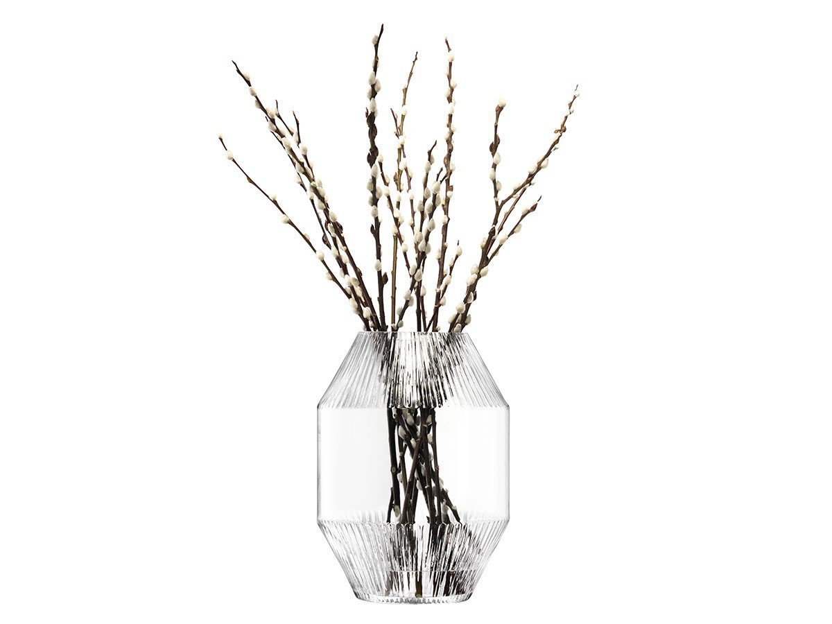 【エルエスエー インターナショナル/LSA international / GOODS】のROTUNDA VASE / ロタンダ ベース 高さ37cm インテリア・キッズ・メンズ・レディースファッション・服の通販 founy(ファニー) 　送料無料　Free Shipping　テクスチャー　Texture, Textured Fabric　フラワー　Flower, Floral　モチーフ　Motif, Design Theme　ホーム・キャンプ・アウトドア・お取り寄せ　Home Living / Home & Lifestyle / Camping Gear / Outdoor Camping　家具・インテリア　Home Furniture & Interior. Stylish & Functional Living Spaces　その他 インテリア雑貨、家具　Home Decor & Furniture Extras　クリア|ID: prp329100004948151 ipo3291000000037132282