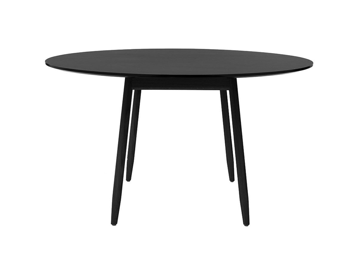 【マスプロダクションズ/MASSPRODUCTIONS / GOODS】のICHA TABLE ROUND / イチャ テーブル ラウンド インテリア・キッズ・メンズ・レディースファッション・服の通販 founy(ファニー) 　エレガント 上品　Elegant　スリム　Slim, Slim Fit　テーブル　Table, Dining Table　フレーム　Frame, Outline　ラウンド　Round, Round Neck　ホーム・キャンプ・アウトドア・お取り寄せ　Home Living / Home & Lifestyle / Camping Gear / Outdoor Camping　家具・インテリア　Home Furniture & Interior. Stylish & Functional Living Spaces　テーブル　Dining, Coffee & Side Tables　ダイニングテーブル・食卓テーブル　Dining Tables　チャコール × ブラックステインドオーク|ID: prp329100004956453 ipo3291000000037190338