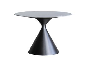 【ノットアンティークス/knot antiques / CRASH GATE】のVICTA DINING TABLE / ビクタ ダイニングテーブル 直径110cm 大人の最旬トレンドファッション＆コーディネート founy(ファウニー) テーブル Table, Dining Table フォルム Silhouette, Form モダン Modern, Contemporary ラウンド Round, Round Neck 台形 A-Line, Trapezoid Shape ホーム・キャンプ・アウトドア・お取り寄せ Home Living / Home & Lifestyle / Camping Gear / Outdoor Camping 家具・インテリア Home Furniture & Interior. Stylish & Functional Living Spaces テーブル Dining, Coffee & Side Tables ダイニングテーブル・食卓テーブル Dining Tables |ID:prp329100004956463