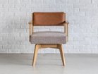 【イージーライフ/Easy Life / GOODS】のCAIN CHAIR / カイン 回転チェア 肘付(オーク材) 座面カバー:ベージュ|ID: prp329100004960217 ipo3291000000037215984