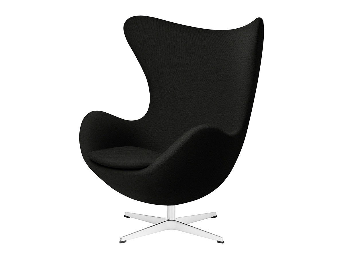 【フリッツ ハンセン/FRITZ HANSEN / GOODS】のEGG / エッグチェア ラウンジチェア 3316 インテリア・キッズ・メンズ・レディースファッション・服の通販 founy(ファニー) 　インナー　Innerwear　ドロップ　Drop Shoulder, Dropped Style　ファブリック　Fabric, Textile　おすすめ　Recommended / Our Picks　ホーム・キャンプ・アウトドア・お取り寄せ　Home Living / Home & Lifestyle / Camping Gear / Outdoor Camping　家具・インテリア　Home Furniture & Interior. Stylish & Functional Living Spaces　チェア・椅子　Seating & Chairs　ラウンジチェア・リクライナー　Lounge Chairs / Recliners　張地:1175 ブラックユニ(クリスチャンハウン)、脚部:サテン仕|ID: prp329100004960218 ipo3291000000037216051