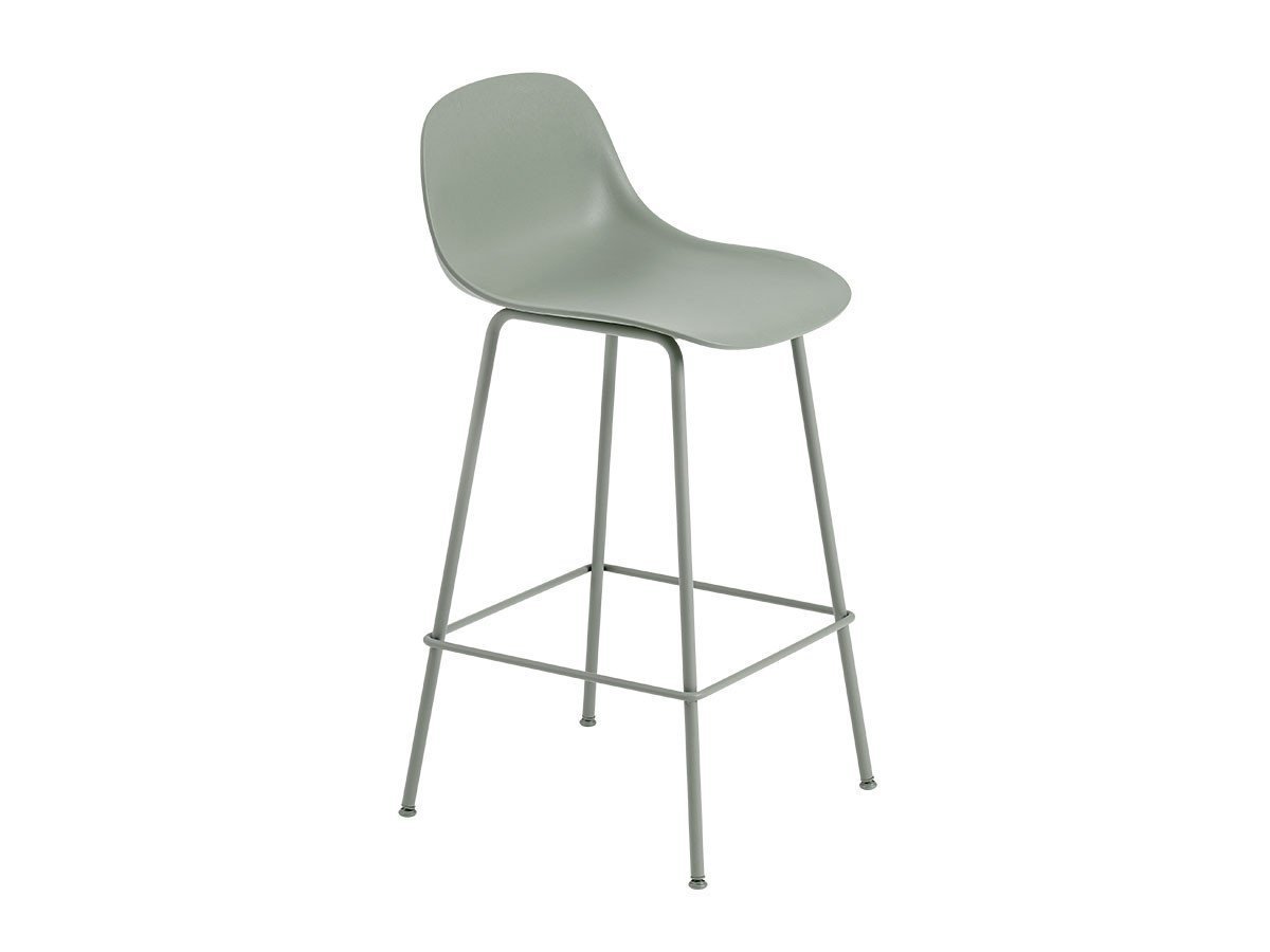 【ムート/MUUTO / GOODS】のFIBER COUNTER STOOL W. BACKREST TUBE BASE / ファイバーカウンタースツール バックレスト チューブベース インテリア・キッズ・メンズ・レディースファッション・服の通販 founy(ファニー) 　ウッド　Wooden Design　チューブ　Tube, Tube Top　フィット　Fit, Slim Fit　フェイス　Face, Facial Design　ホーム・キャンプ・アウトドア・お取り寄せ　Home Living / Home & Lifestyle / Camping Gear / Outdoor Camping　家具・インテリア　Home Furniture & Interior. Stylish & Functional Living Spaces　チェア・椅子　Seating & Chairs　スツール・バースツール　Stools & Bar Stools　ホーム・キャンプ・アウトドア・お取り寄せ　Home Living / Home & Lifestyle / Camping Gear / Outdoor Camping　家具・インテリア　Home Furniture & Interior. Stylish & Functional Living Spaces　チェア・椅子　Seating & Chairs　カウンターチェア・ハイチェア　Bar Stools / High Stools　カラー(座面シェル):ダスティーグリーン / ダスティーグリーン|ID: prp329100004960219 ipo3291000000037216072