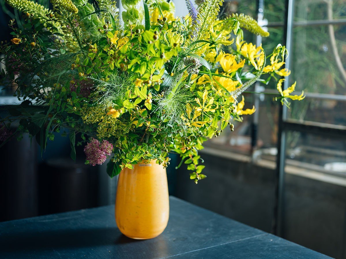 【ヘンリーディーン/Henry Dean / GOODS】のV.Stromboli S / V.ストロンボリ S(マスタード) インテリア・キッズ・メンズ・レディースファッション・服の通販 founy(ファニー) 　送料無料　Free Shipping　ガラス　Glass, Glassware　スタンダード　Standard, Basic　ハンド　Hand, Handmade　フォルム　Silhouette, Form　フラワー　Flower, Floral　ランダム　Random, Irregular　ホーム・キャンプ・アウトドア・お取り寄せ　Home Living / Home & Lifestyle / Camping Gear / Outdoor Camping　家具・インテリア　Home Furniture & Interior. Stylish & Functional Living Spaces　その他 インテリア雑貨、家具　Home Decor & Furniture Extras　|ID: prp329100004960249 ipo3291000000037216444