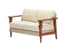 【コッコレ/Coccole / GOODS】の2P SOFA / 2人掛けソファ C431-2 大人の最旬トレンドファッション＆コーディネート founy(ファウニー) クッション Cushion, Throw Pillow ホーム・キャンプ・アウトドア・お取り寄せ Home Living / Home & Lifestyle / Camping Gear / Outdoor Camping 家具・インテリア Home Furniture & Interior. Stylish & Functional Living Spaces ソファー Couches & Sofas thumbnail ソファ本体張地:ボーダーグランド UP6051(ランクE)、背座張地:8号帆布 No.8(ランクF)|ID: prp329100004963556 ipo3291000000037242506