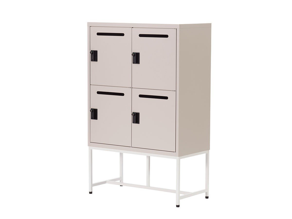 【ワークプラス/Work Plus / GOODS】のFLEX-WIZ STORAGE DOOR / フレックスウィズ ストレージ ドア(スチール脚) インテリア・キッズ・メンズ・レディースファッション・服の通販 founy(ファニー) 　送料無料　Free Shipping　シンプル　Simple, Minimal　スタイリッシュ　Stylish, Fashionable　スリム　Slim, Slim Fit　ベーシック　Basic, Essential　ホーム・キャンプ・アウトドア・お取り寄せ　Home Living / Home & Lifestyle / Camping Gear / Outdoor Camping　家具・インテリア　Home Furniture & Interior. Stylish & Functional Living Spaces　収納家具・キャビネット　Storage Furniture　収納キャビネット・扉付き棚　Cabinet / Storage Cabinet　本体グレージュ、脚部ホワイト、サイズ:4ドア|ID: prp329100004963579 ipo3291000000037242708