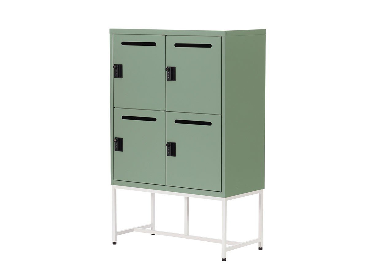 【ワークプラス/Work Plus / GOODS】のFLEX-WIZ STORAGE DOOR / フレックスウィズ ストレージ ドア(スチール脚) インテリア・キッズ・メンズ・レディースファッション・服の通販 founy(ファニー) 　送料無料　Free Shipping　シンプル　Simple, Minimal　スタイリッシュ　Stylish, Fashionable　スリム　Slim, Slim Fit　ベーシック　Basic, Essential　ホーム・キャンプ・アウトドア・お取り寄せ　Home Living / Home & Lifestyle / Camping Gear / Outdoor Camping　家具・インテリア　Home Furniture & Interior. Stylish & Functional Living Spaces　収納家具・キャビネット　Storage Furniture　収納キャビネット・扉付き棚　Cabinet / Storage Cabinet　本体オリーブ、脚部ホワイト、サイズ:4ドア|ID: prp329100004963579 ipo3291000000037242710