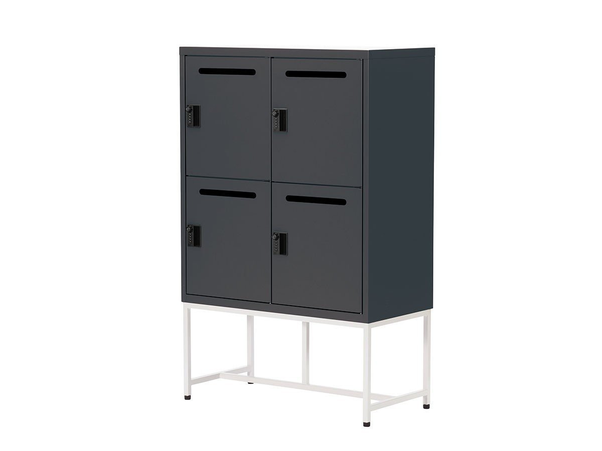 【ワークプラス/Work Plus / GOODS】のFLEX-WIZ STORAGE DOOR / フレックスウィズ ストレージ ドア(スチール脚) インテリア・キッズ・メンズ・レディースファッション・服の通販 founy(ファニー) 　送料無料　Free Shipping　シンプル　Simple, Minimal　スタイリッシュ　Stylish, Fashionable　スリム　Slim, Slim Fit　ベーシック　Basic, Essential　ホーム・キャンプ・アウトドア・お取り寄せ　Home Living / Home & Lifestyle / Camping Gear / Outdoor Camping　家具・インテリア　Home Furniture & Interior. Stylish & Functional Living Spaces　収納家具・キャビネット　Storage Furniture　収納キャビネット・扉付き棚　Cabinet / Storage Cabinet　本体ブラック、脚部ホワイト、サイズ:4ドア|ID: prp329100004963579 ipo3291000000037242712