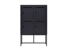 【ワークプラス/Work Plus / GOODS】のFLEX-WIZ STORAGE DOOR / フレックスウィズ ストレージ ドア(スチール脚) 本体ブラック、脚部ブラック、サイズ:4ドア|ID: prp329100004963579 ipo3291000000037242714
