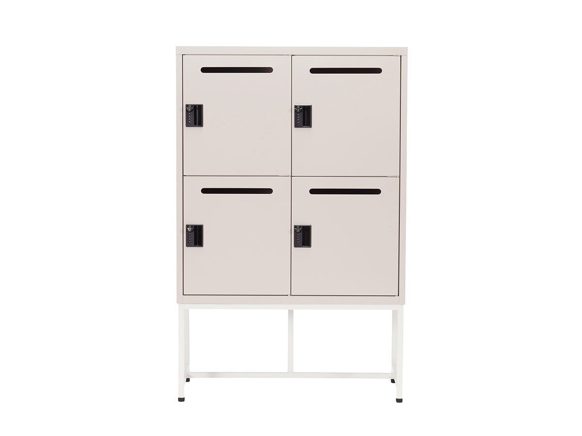 【ワークプラス/Work Plus / GOODS】のFLEX-WIZ STORAGE DOOR / フレックスウィズ ストレージ ドア(スチール脚) インテリア・キッズ・メンズ・レディースファッション・服の通販 founy(ファニー) 　送料無料　Free Shipping　シンプル　Simple, Minimal　スタイリッシュ　Stylish, Fashionable　スリム　Slim, Slim Fit　ベーシック　Basic, Essential　ホーム・キャンプ・アウトドア・お取り寄せ　Home Living / Home & Lifestyle / Camping Gear / Outdoor Camping　家具・インテリア　Home Furniture & Interior. Stylish & Functional Living Spaces　収納家具・キャビネット　Storage Furniture　収納キャビネット・扉付き棚　Cabinet / Storage Cabinet　本体グレージュ、脚部ホワイト、サイズ:4ドア|ID: prp329100004963579 ipo3291000000037242734