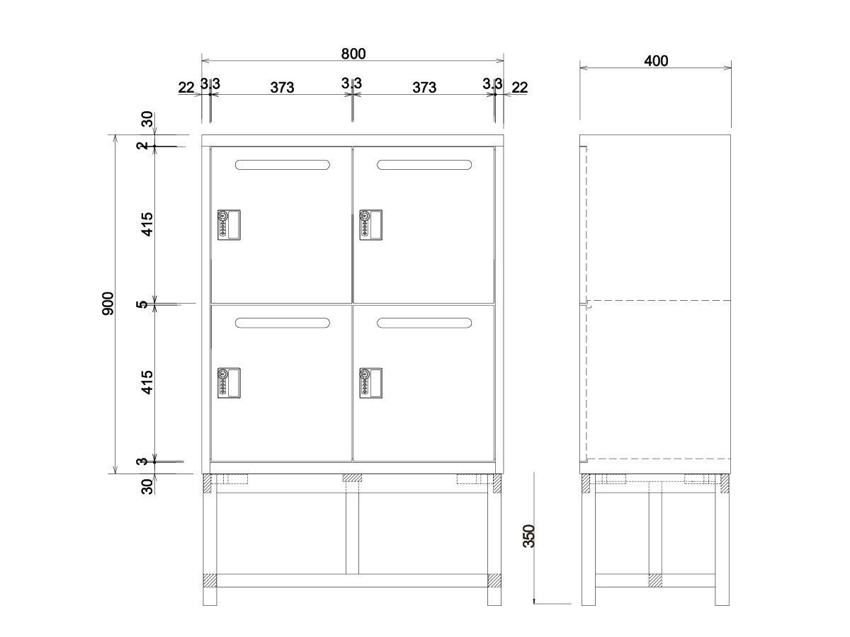 【ワークプラス/Work Plus / GOODS】のFLEX-WIZ STORAGE DOOR / フレックスウィズ ストレージ ドア(スチール脚) インテリア・キッズ・メンズ・レディースファッション・服の通販 founy(ファニー) 　送料無料　Free Shipping　シンプル　Simple, Minimal　スタイリッシュ　Stylish, Fashionable　スリム　Slim, Slim Fit　ベーシック　Basic, Essential　ホーム・キャンプ・アウトドア・お取り寄せ　Home Living / Home & Lifestyle / Camping Gear / Outdoor Camping　家具・インテリア　Home Furniture & Interior. Stylish & Functional Living Spaces　収納家具・キャビネット　Storage Furniture　収納キャビネット・扉付き棚　Cabinet / Storage Cabinet　「4ドア」寸法図|ID: prp329100004963579 ipo3291000000037242743