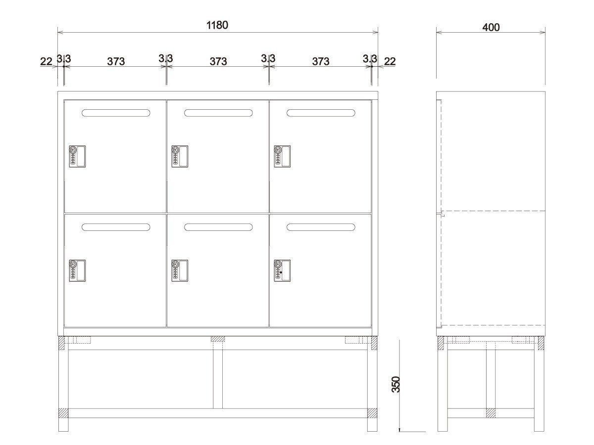 【ワークプラス/Work Plus / GOODS】のFLEX-WIZ STORAGE DOOR / フレックスウィズ ストレージ ドア(スチール脚) インテリア・キッズ・メンズ・レディースファッション・服の通販 founy(ファニー) 　送料無料　Free Shipping　シンプル　Simple, Minimal　スタイリッシュ　Stylish, Fashionable　スリム　Slim, Slim Fit　ベーシック　Basic, Essential　ホーム・キャンプ・アウトドア・お取り寄せ　Home Living / Home & Lifestyle / Camping Gear / Outdoor Camping　家具・インテリア　Home Furniture & Interior. Stylish & Functional Living Spaces　収納家具・キャビネット　Storage Furniture　収納キャビネット・扉付き棚　Cabinet / Storage Cabinet　「6ドア」寸法図|ID: prp329100004963579 ipo3291000000037242746