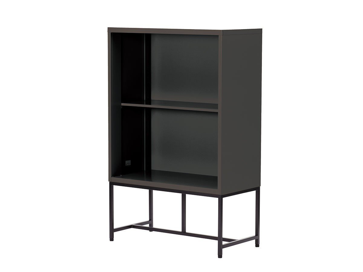 【ワークプラス/Work Plus / GOODS】のFLEX-WIZ STORAGE OPEN / フレックスウィズ ストレージ オープン(スチール脚) インテリア・キッズ・メンズ・レディースファッション・服の通販 founy(ファニー) 　送料無料　Free Shipping　シンプル　Simple, Minimal　スタイリッシュ　Stylish, Fashionable　ステーショナリー　Stationery, Office Supplies　スリム　Slim, Slim Fit　ベーシック　Basic, Essential　ホーム・キャンプ・アウトドア・お取り寄せ　Home Living / Home & Lifestyle / Camping Gear / Outdoor Camping　家具・インテリア　Home Furniture & Interior. Stylish & Functional Living Spaces　収納家具・キャビネット　Storage Furniture　シェルフ・オープンラック・収納棚　Open Shelf Rack　ホーム・キャンプ・アウトドア・お取り寄せ　Home Living / Home & Lifestyle / Camping Gear / Outdoor Camping　家具・インテリア　Home Furniture & Interior. Stylish & Functional Living Spaces　収納家具・キャビネット　Storage Furniture　本棚・マガジンスタンド　Bookshelf/Magazine Rack　本体ブラック、脚部ブラック、サイズ:幅80cm|ID: prp329100004963589 ipo3291000000037242799