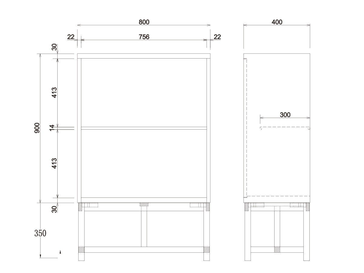 【ワークプラス/Work Plus / GOODS】のFLEX-WIZ STORAGE OPEN / フレックスウィズ ストレージ オープン(スチール脚) インテリア・キッズ・メンズ・レディースファッション・服の通販 founy(ファニー) 　送料無料　Free Shipping　シンプル　Simple, Minimal　スタイリッシュ　Stylish, Fashionable　ステーショナリー　Stationery, Office Supplies　スリム　Slim, Slim Fit　ベーシック　Basic, Essential　ホーム・キャンプ・アウトドア・お取り寄せ　Home Living / Home & Lifestyle / Camping Gear / Outdoor Camping　家具・インテリア　Home Furniture & Interior. Stylish & Functional Living Spaces　収納家具・キャビネット　Storage Furniture　シェルフ・オープンラック・収納棚　Open Shelf Rack　ホーム・キャンプ・アウトドア・お取り寄せ　Home Living / Home & Lifestyle / Camping Gear / Outdoor Camping　家具・インテリア　Home Furniture & Interior. Stylish & Functional Living Spaces　収納家具・キャビネット　Storage Furniture　本棚・マガジンスタンド　Bookshelf/Magazine Rack　「幅80cm」寸法図|ID: prp329100004963589 ipo3291000000037242822