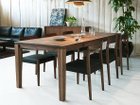 【マスターウォール/MASTERWAL / GOODS】のKRONE DINING TABLE / クローネ ダイニングテーブル 大人の最旬トレンドファッション＆コーディネート founy(ファウニー) シンプル Simple, Minimal テーブル Table, Dining Table プレミアム Premium, High-End ベーシック Basic, Essential ホーム・キャンプ・アウトドア・お取り寄せ Home Living / Home & Lifestyle / Camping Gear / Outdoor Camping 家具・インテリア Home Furniture & Interior. Stylish & Functional Living Spaces テーブル Dining, Coffee & Side Tables ダイニングテーブル・食卓テーブル Dining Tables thumbnail ウッド:ウォールナット、サイズ:幅220cm|ID: prp329100004963594 ipo3291000000037242845