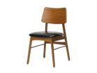 【ジャーナルスタンダード ファニチャー/journal standard Furniture / GOODS】のHABITAT DINING CHAIR / ハビタ ダイニングチェア ファブリックの座面カバーを外して、ブラックのPVC座面でもお使いになれます。|ID: prp329100004967472 ipo3291000000037259595