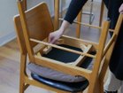 【ジャーナルスタンダード ファニチャー/journal standard Furniture / GOODS】のHABITAT DINING CHAIR / ハビタ ダイニングチェア 六角レンチ(付属品)を用いて、カバーの脱着ができます。|ID: prp329100004967472 ipo3291000000037259596