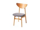 【スウィッチ/SWITCH / GOODS】のKarl dining chair / カール ダイニングチェア 張地:F-38 ヘリンボーン グレー、フレーム:ミディアムブラウン|ID: prp329100004967552 ipo3291000000037259988