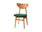 【スウィッチ/SWITCH / GOODS】のKarl dining chair / カール ダイニングチェア 張地:F-42 リボン グリーン、フレーム:ミディアムブラウン|ID: prp329100004967552 ipo3291000000037259995