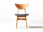 【スウィッチ/SWITCH / GOODS】のKarl dining chair / カール ダイニングチェア 張地:F-38 ヘリンボーン グレー、フレーム:ミディアムブラウン|ID: prp329100004967552 ipo3291000000037260007