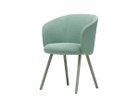 【ヴィトラ/Vitra / GOODS】のMikado Armchair / ミカド アームチェア 4レッグベース(アルミ) 張地:デュメ 27 ペールブルー / エメラルド(ファブリック F80)、脚部:ミント|ID: prp329100004967611 ipo3291000000037260224