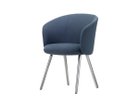 【ヴィトラ/Vitra / GOODS】のMikado Armchair / ミカド アームチェア 4レッグベース(アルミ) 張地:ボロ 51 アイスブルー(ファブリック F60)、脚部:ポリッシュ仕上|ID: prp329100004967611 ipo3291000000037260228