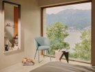 【ヴィトラ/Vitra / GOODS】のMikado Armchair / ミカド アームチェア 4レッグベース(アルミ) 張地:デュメ 27 ペールブルー / エメラルド(ファブリック F80)、脚部:ミント|ID: prp329100004967611 ipo3291000000037260234