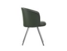 【ヴィトラ/Vitra / GOODS】のMikado Armchair / ミカド アームチェア 4レッグベース(アルミ) 張地:レザープレミアム F 59 ジェイド(レザー L50)、脚部:ポリッシュ仕上|ID: prp329100004967611 ipo3291000000037260250