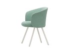 【ヴィトラ/Vitra / GOODS】のMikado Armchair / ミカド アームチェア 4レッグベース(アルミ) 張地:デュメ 27 ペールブルー / エメラルド(ファブリック F80)、脚部:チョーク|ID: prp329100004967611 ipo3291000000037260252