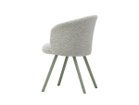 【ヴィトラ/Vitra / GOODS】のMikado Armchair / ミカド アームチェア 4レッグベース(アルミ) 張地:ヌビア 09 アイボリー / フォレスト(ファブリック F100)、脚部:ミント|ID: prp329100004967611 ipo3291000000037260253