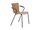 【フリッツ ハンセン/FRITZ HANSEN / GOODS】のVICO DUO / ヴィコデュオ アームチェア VM111 大人の最旬トレンドファッション＆コーディネート founy(ファウニー) 送料無料 Free Shipping シンプル Simple, Minimal バランス Balance, Style Balance フォルム Silhouette, Form ホーム・キャンプ・アウトドア・お取り寄せ Home Living / Home & Lifestyle / Camping Gear / Outdoor Camping 家具・インテリア Home Furniture & Interior. Stylish & Functional Living Spaces チェア・椅子 Seating & Chairs ダイニングチェア・木製チェア Dining Chairs ホーム・キャンプ・アウトドア・お取り寄せ Home Living / Home & Lifestyle / Camping Gear / Outdoor Camping 家具・インテリア Home Furniture & Interior. Stylish & Functional Living Spaces チェア・椅子 Seating & Chairs アームチェア・アクセントチェア Armchairs & Accent Chairs thumbnail シェル:オーク、フレーム:ブラック粉体塗装仕上|ID: prp329100004967690 ipo3291000000037260597