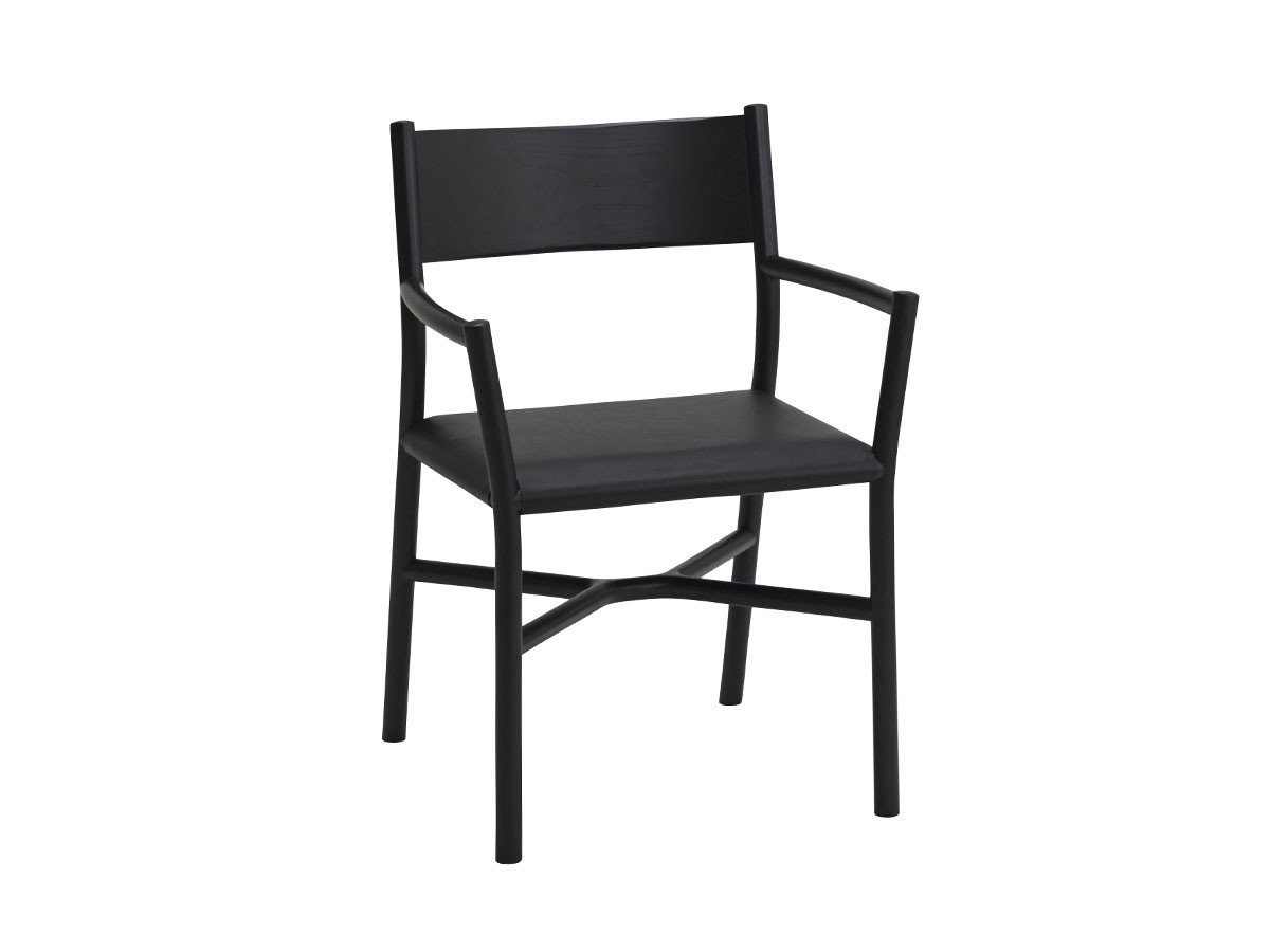 【アリアケ/ARIAKE / GOODS】のAriake Arm Chair / 有明アームチェア(張座) インテリア・キッズ・メンズ・レディースファッション・服の通販 founy(ファウニー) 　クラシカル　Classical, Vintage-Inspired　バランス　Balance, Style Balance　フィット　Fit, Slim Fit　モダン　Modern, Contemporary　送料無料　Free Shipping　ホーム・キャンプ・アウトドア・お取り寄せ　Home Living / Home & Lifestyle / Camping Gear / Outdoor Camping　家具・インテリア　Home Furniture & Interior. Stylish & Functional Living Spaces　チェア・椅子　Seating & Chairs　ダイニングチェア・木製チェア　Dining Chairs　ホーム・キャンプ・アウトドア・お取り寄せ　Home Living / Home & Lifestyle / Camping Gear / Outdoor Camping　家具・インテリア　Home Furniture & Interior. Stylish & Functional Living Spaces　チェア・椅子　Seating & Chairs　アームチェア・アクセントチェア　Armchairs & Accent Chairs　張地:ブラック(レザー / ミドリ)、フレーム:スミアッシュ|ID: prp329100004967728 ipo3291000000037260750