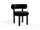 【トム ディクソン/Tom Dixon / GOODS】のFat Dining Chair Wood / ファット ダイニングチェア 木脚 大人の最旬トレンドファッション＆コーディネート founy(ファウニー) 送料無料 Free Shipping クッション Cushion, Throw Pillow フォルム Silhouette, Form ホーム・キャンプ・アウトドア・お取り寄せ Home Living / Home & Lifestyle / Camping Gear / Outdoor Camping 家具・インテリア Home Furniture & Interior. Stylish & Functional Living Spaces チェア・椅子 Seating & Chairs ダイニングチェア・木製チェア Dining Chairs thumbnail 張地:ジェントル2 0193(CAT5)、フレームブラック|ID: prp329100004967741 ipo3291000000037260804