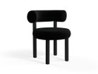 【トム ディクソン/Tom Dixon / GOODS】のFat Dining Chair Wood / ファット ダイニングチェア 木脚 大人の最旬トレンドファッション＆コーディネート founy(ファウニー) 送料無料 Free Shipping クッション Cushion, Throw Pillow フォルム Silhouette, Form ホーム・キャンプ・アウトドア・お取り寄せ Home Living / Home & Lifestyle / Camping Gear / Outdoor Camping 家具・インテリア Home Furniture & Interior. Stylish & Functional Living Spaces チェア・椅子 Seating & Chairs ダイニングチェア・木製チェア Dining Chairs thumbnail 張地:ヒーロー2 0192(CAT2)、フレームブラック|ID: prp329100004967741 ipo3291000000037260811