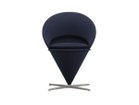 【ヴィトラ/Vitra / GOODS】のCone Chair / コーン チェア 張地:オラ 06 ダークブルー(ファブリック F40)、ベース:ステンレススチールブラッシュド|ID: prp329100004967760 ipo3291000000037260862