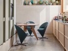 【ヴィトラ/Vitra / GOODS】のCone Chair / コーン チェア 張地:ボロ 26 フォレスト(ファブリック F60)、ベース:30 ベーシックダーク|ID: prp329100004967760 ipo3291000000037260864