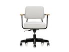 【ヴィトラ/Vitra / GOODS】のFauteuil Direction Pivotant / フォトゥイユ ディレクション ピヴォタン 大人の最旬トレンドファッション＆コーディネート founy(ファウニー) 送料無料 Free Shipping ファブリック Fabric, Textile フランス France, French ワーク Workwear, Utility Style ホーム・キャンプ・アウトドア・お取り寄せ Home Living / Home & Lifestyle / Camping Gear / Outdoor Camping 家具・インテリア Home Furniture & Interior. Stylish & Functional Living Spaces チェア・椅子 Seating & Chairs オフィスチェア・在宅ワーク用チェア Office & Desk Chairs thumbnail 張地:ツイル 08 パール(ファブリック F60)、フレーム:ディープブラック、アーム:ナチュラルオ|ID: prp329100004967796 ipo3291000000037260980
