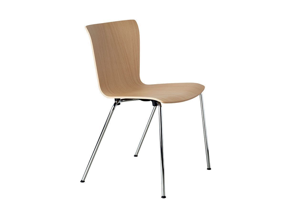 【フリッツ ハンセン/FRITZ HANSEN / GOODS】のVICO DUO / ヴィコデュオ チェア VM110 インテリア・キッズ・メンズ・レディースファッション・服の通販 founy(ファウニー) 　送料無料　Free Shipping　ホーム・キャンプ・アウトドア・お取り寄せ　Home Living / Home & Lifestyle / Camping Gear / Outdoor Camping　家具・インテリア　Home Furniture & Interior. Stylish & Functional Living Spaces　チェア・椅子　Seating & Chairs　ダイニングチェア・木製チェア　Dining Chairs　シェル:オーク、脚部:クローム仕上|ID: prp329100004967840 ipo3291000000037261138