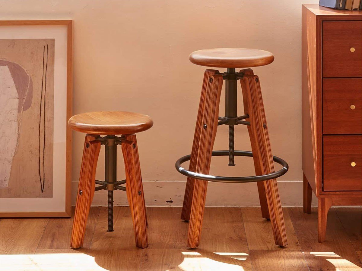 【アクメファニチャー /ACME Furniture / GOODS】のIRVIN STOOL LOW / アーヴィン スツール ロータイプ インテリア・キッズ・メンズ・レディースファッション・服の通販 founy(ファウニー) 　ストライプ　Stripe, Striped Pattern　モチーフ　Motif, Design Theme　ヴィンテージ　Vintage Style　ホーム・キャンプ・アウトドア・お取り寄せ　Home Living / Home & Lifestyle / Camping Gear / Outdoor Camping　家具・インテリア　Home Furniture & Interior. Stylish & Functional Living Spaces　チェア・椅子　Seating & Chairs　スツール・バースツール　Stools & Bar Stools　左:本商品、右:サイズ違いの「ハイタイプ」|ID: prp329100004967893 ipo3291000000037261319