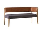 【イージーライフ/Easy Life / GOODS】のCAIN BENCH / カイン ベンチ 肘付(オーク材) 大人の最旬トレンドファッション＆コーディネート founy(ファウニー) オイル Body Oil シンプル Simple, Minimal ファブリック Fabric, Textile フレーム Frame, Outline ホーム・キャンプ・アウトドア・お取り寄せ Home Living / Home & Lifestyle / Camping Gear / Outdoor Camping 家具・インテリア Home Furniture & Interior. Stylish & Functional Living Spaces チェア・椅子 Seating & Chairs ダイニングベンチ・玄関ベンチ Bench & Dining Benches thumbnail アーム位置:左アーム、座面カバー:チャコールブラウン|ID: prp329100004967909 ipo3291000000037261375