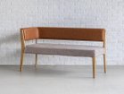 【イージーライフ/Easy Life / GOODS】のCAIN BENCH / カイン ベンチ 肘付(オーク材) 大人の最旬トレンドファッション＆コーディネート founy(ファウニー) オイル Body Oil シンプル Simple, Minimal ファブリック Fabric, Textile フレーム Frame, Outline ホーム・キャンプ・アウトドア・お取り寄せ Home Living / Home & Lifestyle / Camping Gear / Outdoor Camping 家具・インテリア Home Furniture & Interior. Stylish & Functional Living Spaces チェア・椅子 Seating & Chairs ダイニングベンチ・玄関ベンチ Bench & Dining Benches thumbnail アーム位置:右アーム、座面カバー:ベージュ|ID: prp329100004967909 ipo3291000000037261378