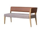 【イージーライフ/Easy Life / GOODS】のCAIN BENCH / カイン ベンチ 肘付(オーク材) 大人の最旬トレンドファッション＆コーディネート founy(ファウニー) オイル Body Oil シンプル Simple, Minimal ファブリック Fabric, Textile フレーム Frame, Outline ホーム・キャンプ・アウトドア・お取り寄せ Home Living / Home & Lifestyle / Camping Gear / Outdoor Camping 家具・インテリア Home Furniture & Interior. Stylish & Functional Living Spaces チェア・椅子 Seating & Chairs ダイニングベンチ・玄関ベンチ Bench & Dining Benches thumbnail アーム位置:左アーム、座面カバー:ベージュ|ID: prp329100004967909 ipo3291000000037261385
