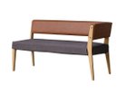 【イージーライフ/Easy Life / GOODS】のCAIN BENCH / カイン ベンチ 肘付(オーク材) 大人の最旬トレンドファッション＆コーディネート founy(ファウニー) オイル Body Oil シンプル Simple, Minimal ファブリック Fabric, Textile フレーム Frame, Outline ホーム・キャンプ・アウトドア・お取り寄せ Home Living / Home & Lifestyle / Camping Gear / Outdoor Camping 家具・インテリア Home Furniture & Interior. Stylish & Functional Living Spaces チェア・椅子 Seating & Chairs ダイニングベンチ・玄関ベンチ Bench & Dining Benches thumbnail アーム位置:左アーム、座面カバー:チャコールブラウン|ID: prp329100004967909 ipo3291000000037261387