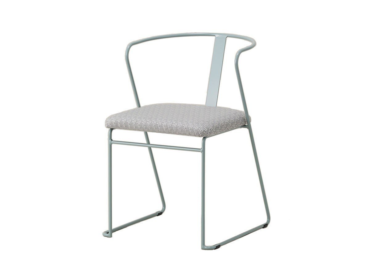 【杉山製作所/Sugiyama Seisakusho / GOODS】のfelice stacking Chair / フェリーチェ スタッキングチェア インテリア・キッズ・メンズ・レディースファッション・服の通販 founy(ファウニー) 　送料無料　Free Shipping　フレーム　Frame, Outline　ホーム・キャンプ・アウトドア・お取り寄せ　Home Living / Home & Lifestyle / Camping Gear / Outdoor Camping　家具・インテリア　Home Furniture & Interior. Stylish & Functional Living Spaces　チェア・椅子　Seating & Chairs　ダイニングチェア・木製チェア　Dining Chairs　張地:ミナモ MI821(Aランク)、フレームサンドブルーグレー|ID: prp329100004967936 ipo3291000000037261475