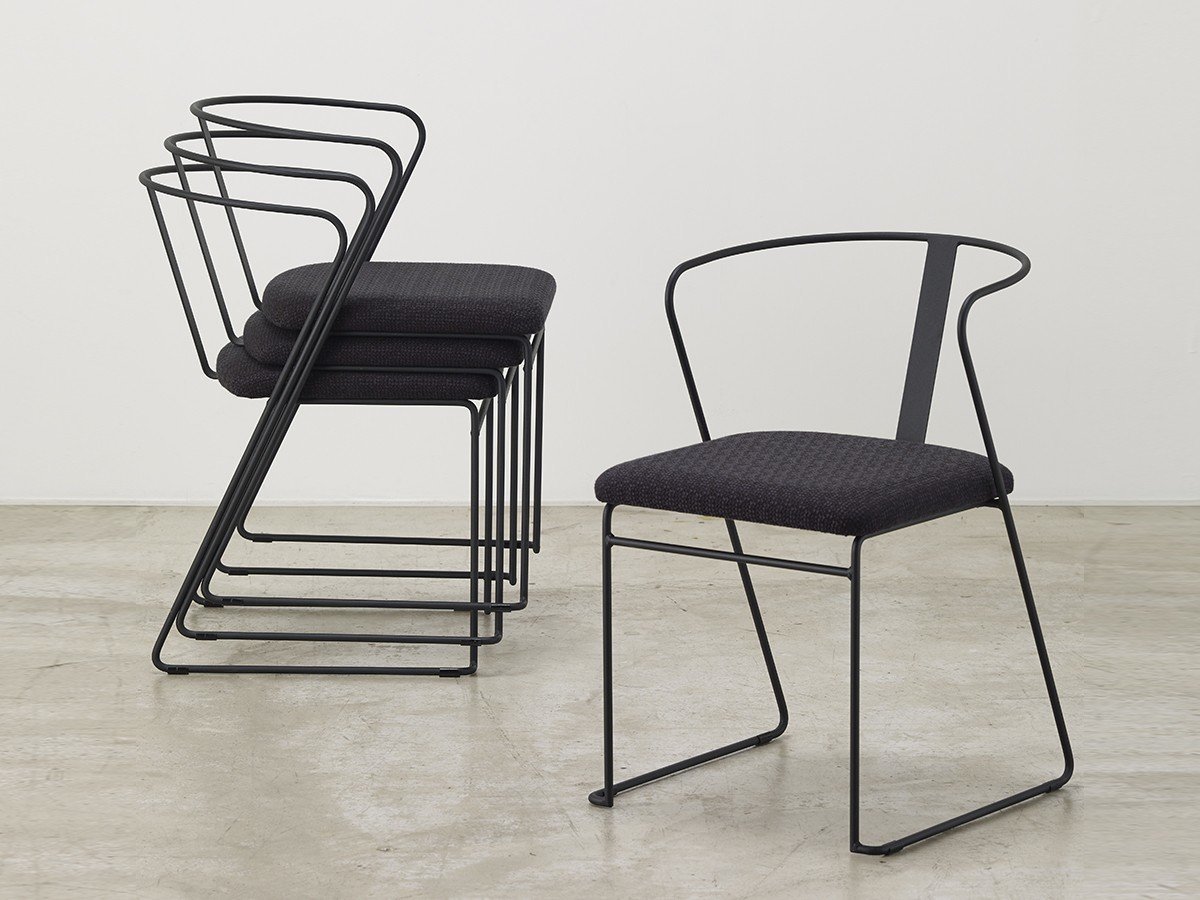 【杉山製作所/Sugiyama Seisakusho / GOODS】のfelice stacking Chair / フェリーチェ スタッキングチェア インテリア・キッズ・メンズ・レディースファッション・服の通販 founy(ファウニー) 　送料無料　Free Shipping　フレーム　Frame, Outline　ホーム・キャンプ・アウトドア・お取り寄せ　Home Living / Home & Lifestyle / Camping Gear / Outdoor Camping　家具・インテリア　Home Furniture & Interior. Stylish & Functional Living Spaces　チェア・椅子　Seating & Chairs　ダイニングチェア・木製チェア　Dining Chairs　最大で4脚までスタッキング(重ね置き)可能です。|ID: prp329100004967936 ipo3291000000037261476