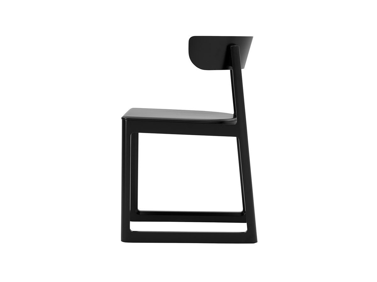 【マルニコレクション/MARUNI COLLECTION / GOODS】のEN Chair / エン チェア 板座 インテリア・キッズ・メンズ・レディースファッション・服の通販 founy(ファウニー) 　送料無料　Free Shipping　シンプル　Simple, Minimal　テーブル　Table, Dining Table　フレーム　Frame, Outline　ループ　Loop, Loop Knit　ホーム・キャンプ・アウトドア・お取り寄せ　Home Living / Home & Lifestyle / Camping Gear / Outdoor Camping　家具・インテリア　Home Furniture & Interior. Stylish & Functional Living Spaces　チェア・椅子　Seating & Chairs　ダイニングチェア・木製チェア　Dining Chairs　ウッドEC-0(マットブラック)|ID: prp329100004967947 ipo3291000000037261524