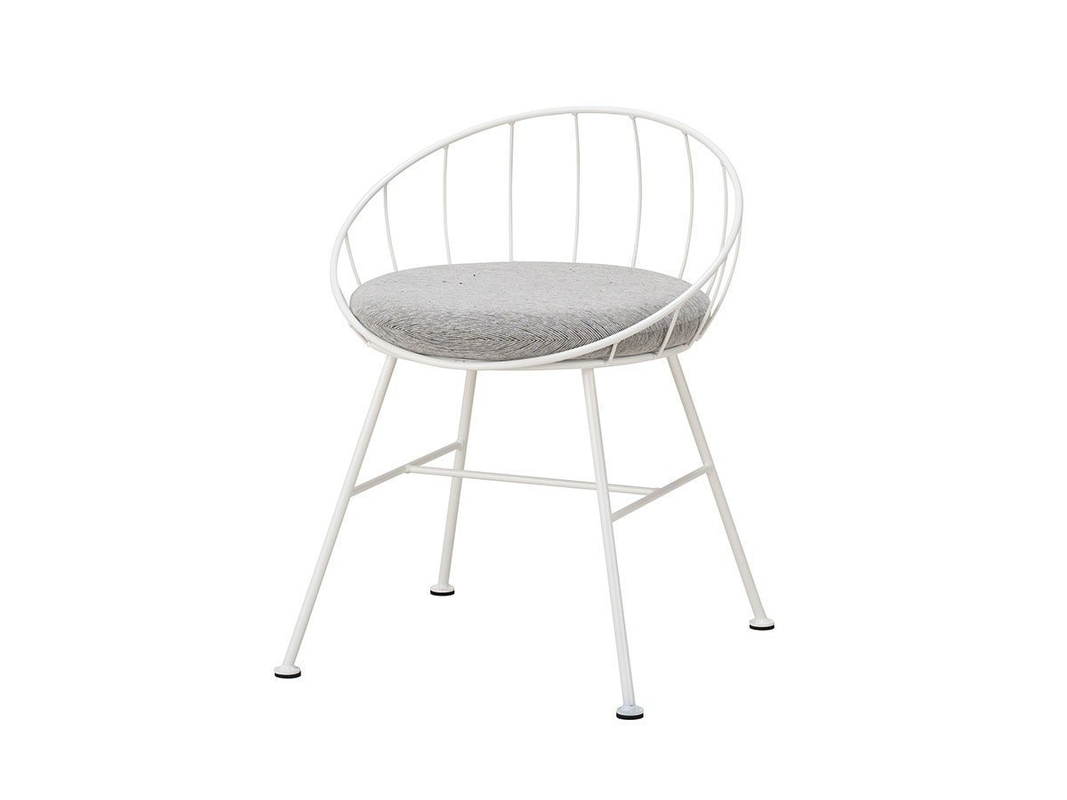 【杉山製作所/Sugiyama Seisakusho / GOODS】のHoop Chair / フープ チェア インテリア・キッズ・メンズ・レディースファッション・服の通販 founy(ファニー) 　送料無料　Free Shipping　クッション　Cushion, Throw Pillow　フォルム　Silhouette, Form　フープ　Hoop, Hoop Earrings　ホーム・キャンプ・アウトドア・お取り寄せ　Home Living / Home & Lifestyle / Camping Gear / Outdoor Camping　家具・インテリア　Home Furniture & Interior. Stylish & Functional Living Spaces　チェア・椅子　Seating & Chairs　ダイニングチェア・木製チェア　Dining Chairs　張地:モントレー MSGR シルバーグレー(Aランク)、フレーム:サンドホワイト|ID: prp329100004968104 ipo3291000000037262067
