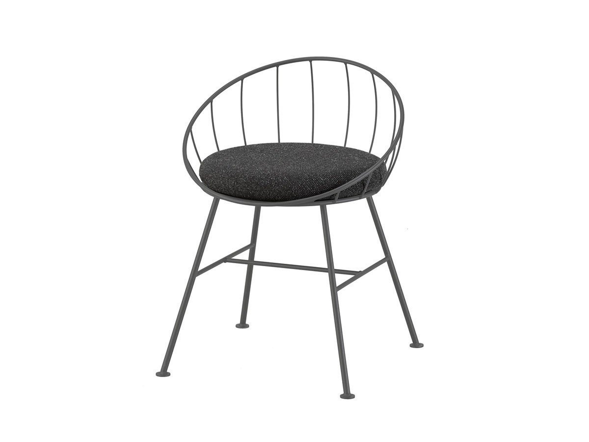 【杉山製作所/Sugiyama Seisakusho / GOODS】のHoop Chair / フープ チェア インテリア・キッズ・メンズ・レディースファッション・服の通販 founy(ファニー) 　送料無料　Free Shipping　クッション　Cushion, Throw Pillow　フォルム　Silhouette, Form　フープ　Hoop, Hoop Earrings　ホーム・キャンプ・アウトドア・お取り寄せ　Home Living / Home & Lifestyle / Camping Gear / Outdoor Camping　家具・インテリア　Home Furniture & Interior. Stylish & Functional Living Spaces　チェア・椅子　Seating & Chairs　ダイニングチェア・木製チェア　Dining Chairs　張地:ホルム HoCGR チャコールグレー(Aランク)、フレーム:サンドダークグレー|ID: prp329100004968104 ipo3291000000037262069