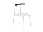 【アージェントアンドゥ/Urgent Undo / GOODS】のKu "air" Chair 1.0 / クー “エア” チェア 1.0 (ホワイトセーターストーン) 背面ウッド:ヴィクトリアンローズウッド(炭化仕上)、フレームホワイト|ID: prp329100004968132 ipo3291000000037262169
